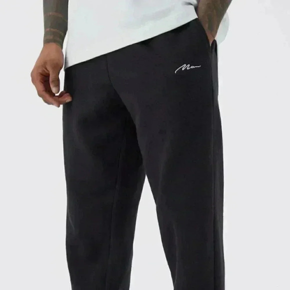 Boohoo Man Navy Jogger Sweatpants Size XL - Picture 1 of 4